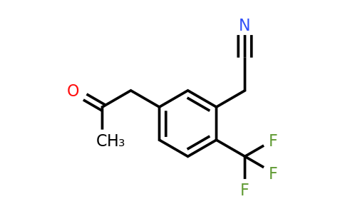 1806602-42-5 | 5-(2-Oxopropyl)-2-(trifluoromethyl)phenylacetonitrile