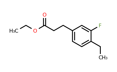 1806602-46-9 | Ethyl 4-ethyl-3-fluorophenylpropanoate