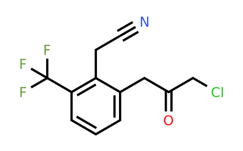 1806602-64-1 | 2-(3-Chloro-2-oxopropyl)-6-(trifluoromethyl)phenylacetonitrile