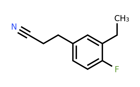 1806602-65-2 | 3-Ethyl-4-fluorophenylpropanenitrile
