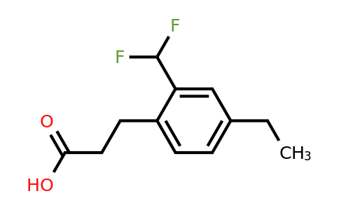 1806602-75-4 | 2-(Difluoromethyl)-4-ethylphenylpropanoic acid