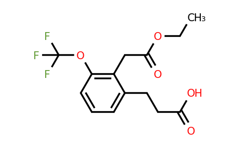 1806602-78-7 | Ethyl 2-(2-carboxyethyl)-6-(trifluoromethoxy)phenylacetate