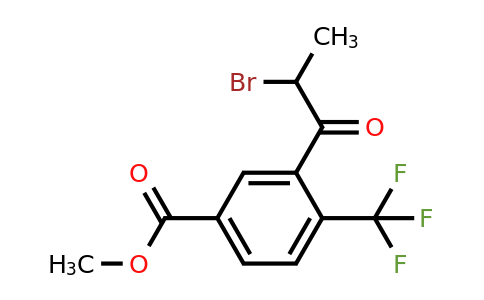 1806603-02-0 | Methyl 3-(2-bromopropanoyl)-4-(trifluoromethyl)benzoate