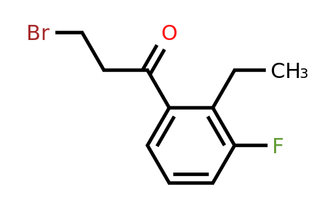 1806603-05-3 | 3-Bromo-1-(2-ethyl-3-fluorophenyl)propan-1-one