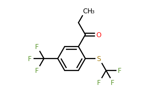 1806603-25-7 | 1-(5-(Trifluoromethyl)-2-(trifluoromethylthio)phenyl)propan-1-one