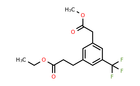 1806603-78-0 | Methyl 3-(3-ethoxy-3-oxopropyl)-5-(trifluoromethyl)phenylacetate