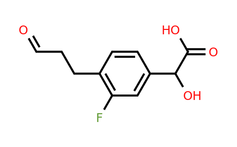 1806603-81-5 | 3-Fluoro-4-(3-oxopropyl)mandelic acid