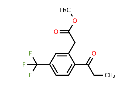 1806603-87-1 | Methyl 2-propionyl-5-(trifluoromethyl)phenylacetate