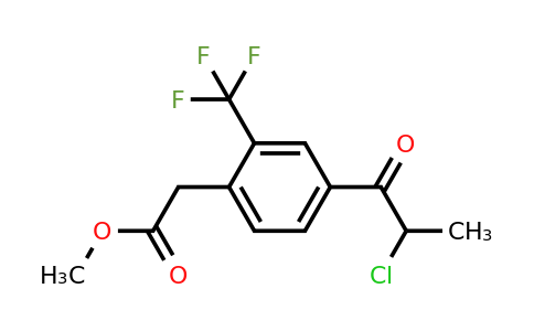 1806603-96-2 | Methyl 4-(2-chloropropanoyl)-2-(trifluoromethyl)phenylacetate
