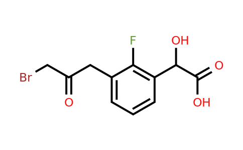1806603-97-3 | 3-(3-Bromo-2-oxopropyl)-2-fluoromandelic acid