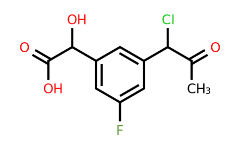 1806604-00-1 | 3-(1-Chloro-2-oxopropyl)-5-fluoromandelic acid