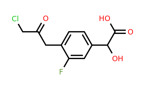 1806604-02-3 | 4-(3-Chloro-2-oxopropyl)-3-fluoromandelic acid