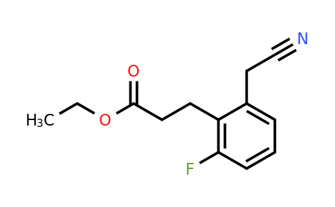 1806604-09-0 | Ethyl 3-(2-(cyanomethyl)-6-fluorophenyl)propanoate