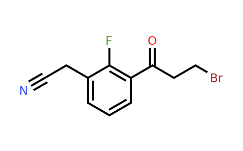 1806604-26-1 | 3-(3-Bromopropanoyl)-2-fluorophenylacetonitrile