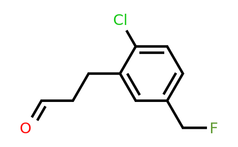 1806604-41-0 | 3-(2-Chloro-5-(fluoromethyl)phenyl)propanal