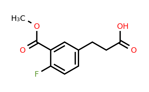 1806604-46-5 | Methyl 5-(2-carboxyethyl)-2-fluorobenzoate