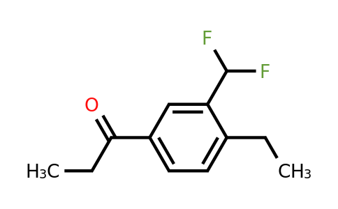 1806604-53-4 | 1-(3-(Difluoromethyl)-4-ethylphenyl)propan-1-one