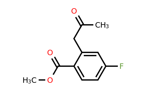 1806604-85-2 | Methyl 4-fluoro-2-(2-oxopropyl)benzoate