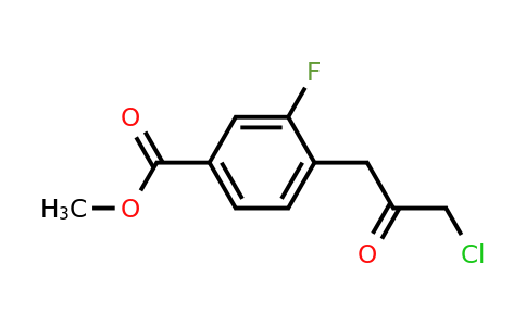 1806605-09-3 | Methyl 4-(3-chloro-2-oxopropyl)-3-fluorobenzoate
