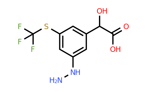 1806605-62-8 | 3-Hydrazinyl-5-(trifluoromethylthio)mandelic acid