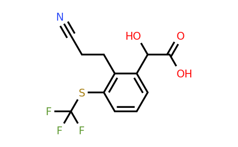 1806605-80-0 | 2-(2-Cyanoethyl)-3-(trifluoromethylthio)mandelic acid