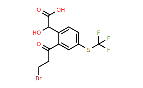 1806606-01-8 | 2-(3-Bromopropanoyl)-4-(trifluoromethylthio)mandelic acid