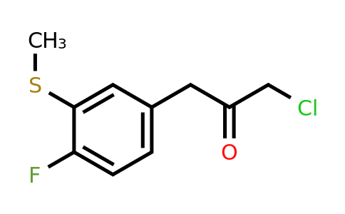 1806606-19-8 | 1-Chloro-3-(4-fluoro-3-(methylthio)phenyl)propan-2-one