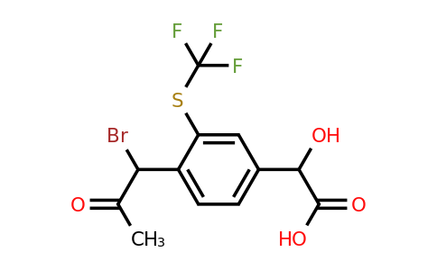 1806606-23-4 | 4-(1-Bromo-2-oxopropyl)-3-(trifluoromethylthio)mandelic acid