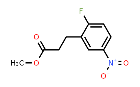 1806606-24-5 | Methyl 2-fluoro-5-nitrophenylpropanoate
