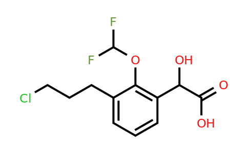1806606-26-7 | 3-(3-Chloropropyl)-2-(difluoromethoxy)mandelic acid