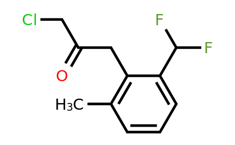1806606-28-9 | 1-Chloro-3-(2-(difluoromethyl)-6-methylphenyl)propan-2-one