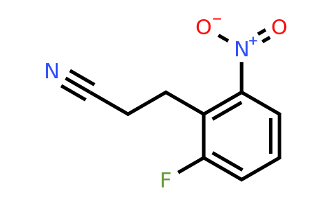 1806606-30-3 | 2-Fluoro-6-nitrophenylpropanenitrile