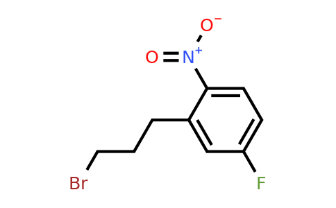1806606-36-9 | 1-(3-Bromopropyl)-5-fluoro-2-nitrobenzene