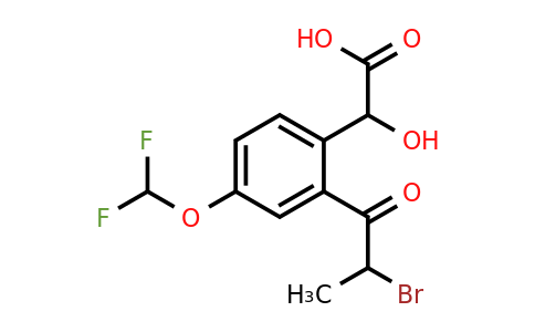 1806606-37-0 | 2-(2-Bromopropanoyl)-4-(difluoromethoxy)mandelic acid