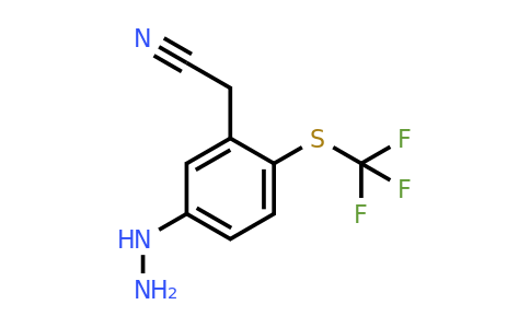 1806606-40-5 | 5-Hydrazinyl-2-(trifluoromethylthio)phenylacetonitrile