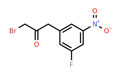1806606-51-8 | 1-Bromo-3-(3-fluoro-5-nitrophenyl)propan-2-one