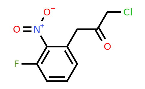 1806606-63-2 | 1-Chloro-3-(3-fluoro-2-nitrophenyl)propan-2-one