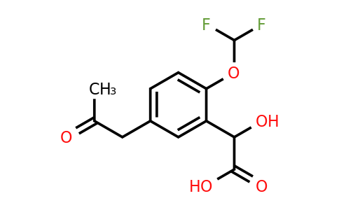 1806606-67-6 | 2-(Difluoromethoxy)-5-(2-oxopropyl)mandelic acid