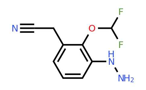 1806606-79-0 | 2-(Difluoromethoxy)-3-hydrazinylphenylacetonitrile
