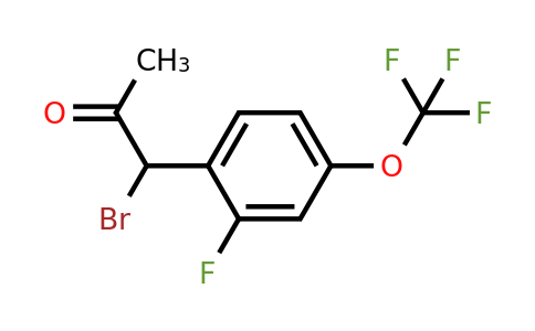 1806606-95-0 | 1-Bromo-1-(2-fluoro-4-(trifluoromethoxy)phenyl)propan-2-one