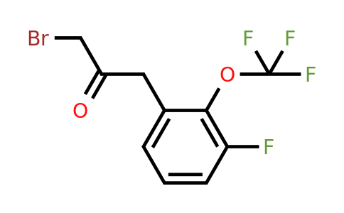 1806607-04-4 | 1-Bromo-3-(3-fluoro-2-(trifluoromethoxy)phenyl)propan-2-one