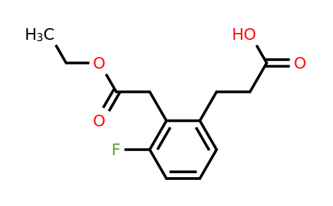 1806607-29-3 | Ethyl 2-(2-carboxyethyl)-6-fluorophenylacetate