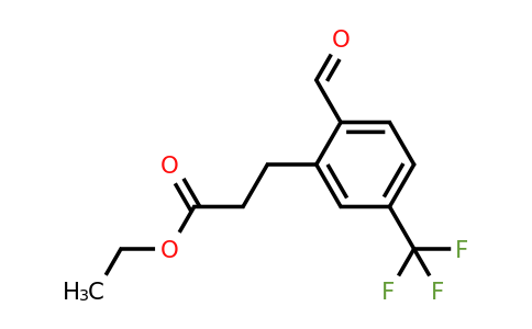 1806607-38-4 | Ethyl 3-(2-formyl-5-(trifluoromethyl)phenyl)propanoate