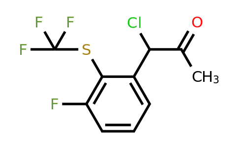 1806607-46-4 | 1-Chloro-1-(3-fluoro-2-(trifluoromethylthio)phenyl)propan-2-one