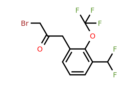 1806607-56-6 | 1-Bromo-3-(3-(difluoromethyl)-2-(trifluoromethoxy)phenyl)propan-2-one