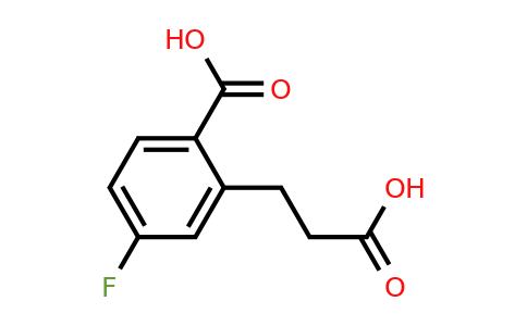 1806607-66-8 | 2-(2-Carboxyethyl)-4-fluorobenzoic acid