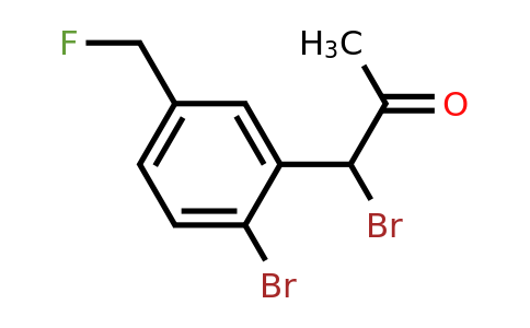1806607-79-3 | 1-Bromo-1-(2-bromo-5-(fluoromethyl)phenyl)propan-2-one