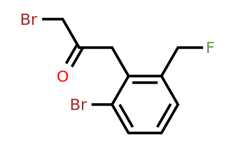 1806607-85-1 | 1-Bromo-3-(2-bromo-6-(fluoromethyl)phenyl)propan-2-one