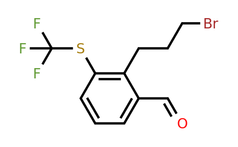 1806608-25-2 | 2-(3-Bromopropyl)-3-(trifluoromethylthio)benzaldehyde