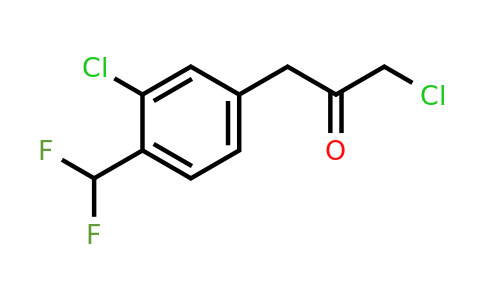 1806608-35-4 | 1-Chloro-3-(3-chloro-4-(difluoromethyl)phenyl)propan-2-one